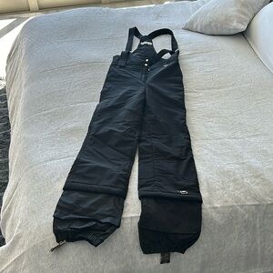 Obermeyer Black Insulated Ski Bibs Pants Snowboard Overalls